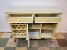 Load image into Gallery viewer, Double Sided Bar With Wine Rack – Kitchen Island