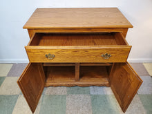 Load image into Gallery viewer, Oak Buffet Server Cabinet