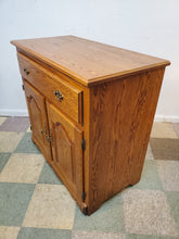 Load image into Gallery viewer, Oak Buffet Server Cabinet