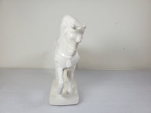 Load image into Gallery viewer, Mid Century Modern White Ceramic Tang Dynasty Horse Figurine