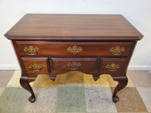 Load image into Gallery viewer, Vintage Queen Anne Style Mahogany Lowboy Chest