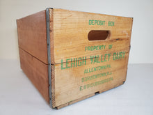 Load image into Gallery viewer, Vintage Lehigh Valley Dairy - Dairy Box Bottle Crate Allentown PA