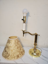 Load image into Gallery viewer, Vintage Brass Candlestick Desk Lamp With Adjustable Arm