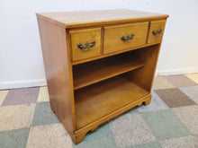 Load image into Gallery viewer, Vintage Salem Maple Bachelor Chest Console Table With Drawer and Shelf