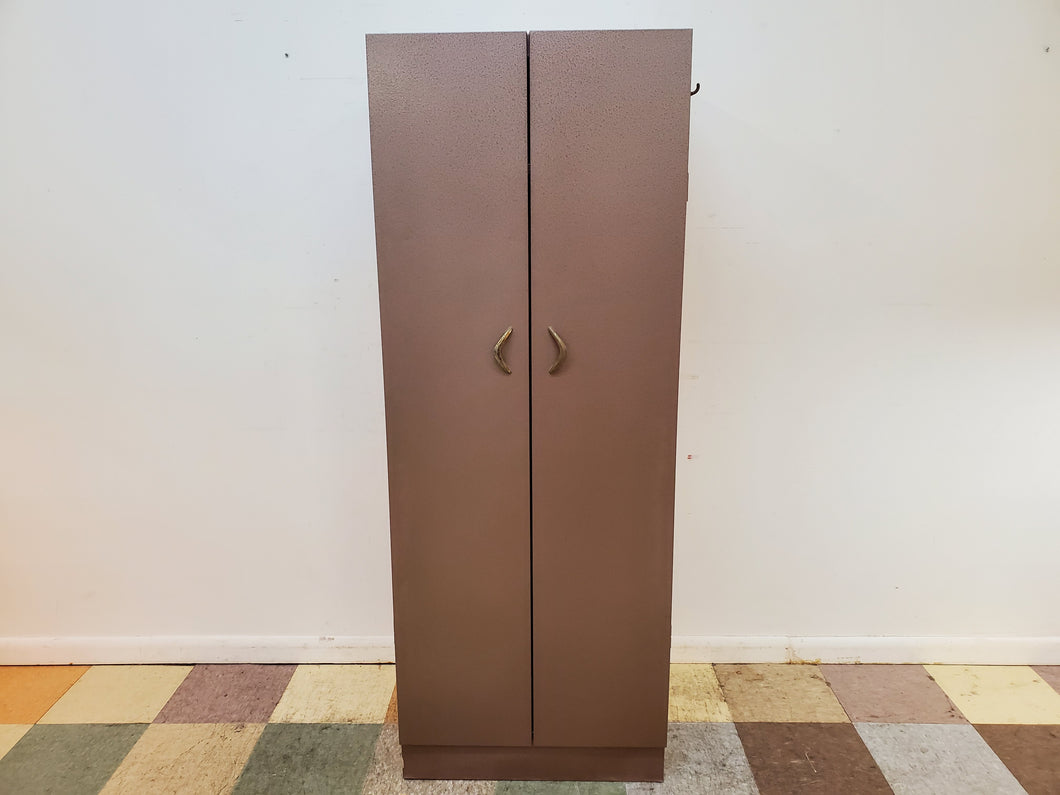 Vintage Mid Century Metal Wardrobe Cabinet