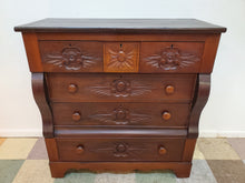 Load image into Gallery viewer, Antique 19th Century Chest Of Drawers - 6 Drawer Dresser
