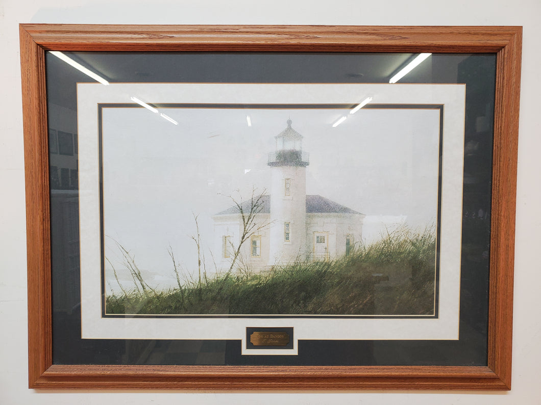 Fog At Bandon Print In Wooden Frame - Thomas William Jones