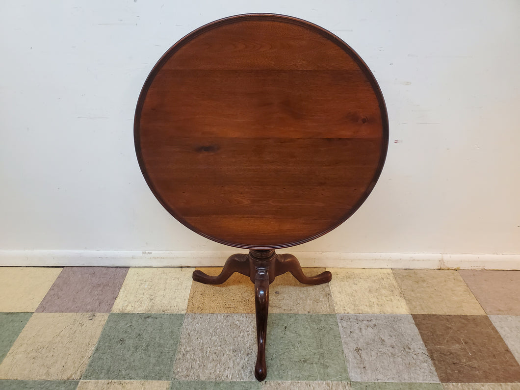 Antique Birdcage Tilt Top Table - Tea Table - Queen Anne Style