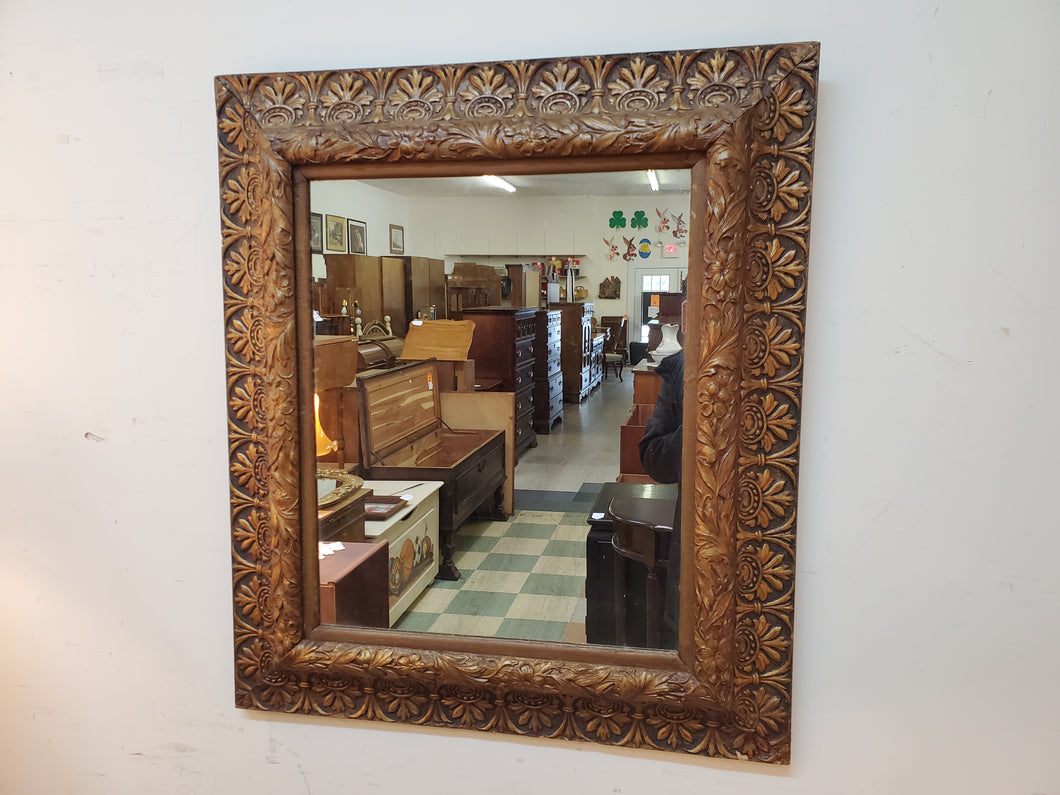 Antique Gold Gilded Wall Mirror