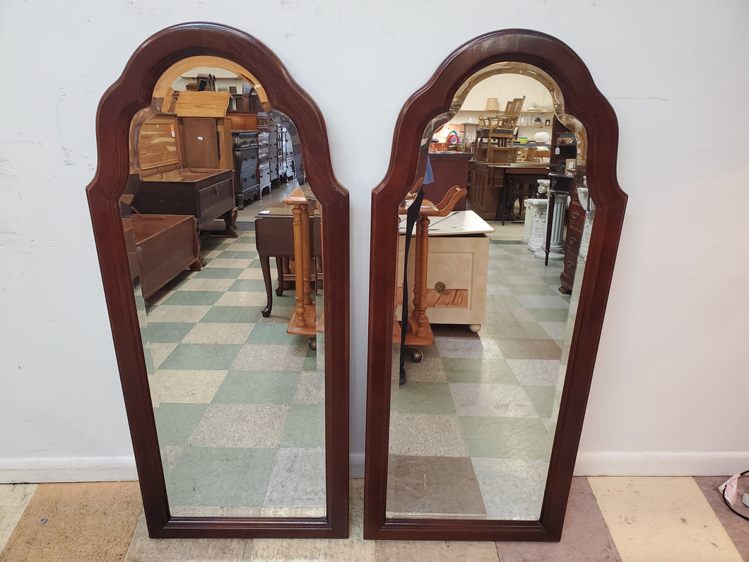 Vintage Cherry Beveled Glass Wall Mirror