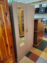 Load image into Gallery viewer, Vintage Metal 2 Door Wardrobe Closet
