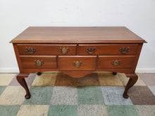Load image into Gallery viewer, Vintage Cherry Lowboy Chest With Queen Anne Legs
