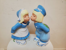 Load image into Gallery viewer, Vintage Ceramic Kissing Dutch Girl and Boy
