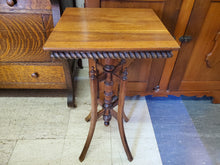 Load image into Gallery viewer, Antique Victorian Oak Eastlake Carved Parlor Table - Lamp Table
