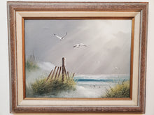 Load image into Gallery viewer, Vintage Oil On Canvas Painting In Frame – Seascape By Philip Sandee
