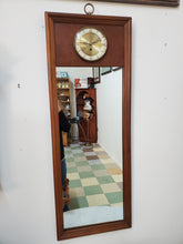 Load image into Gallery viewer, Vintage Bassett Wall Mirror Clock
