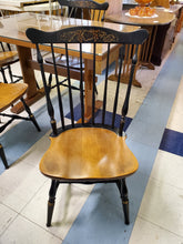 Load image into Gallery viewer, Vintage Hitchcock Kitchen Table With Four Chairs With Protective Glass Top
