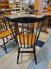 Load image into Gallery viewer, Vintage Hitchcock Kitchen Table With Four Chairs With Protective Glass Top
