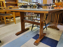 Load image into Gallery viewer, Vintage Hitchcock Kitchen Table With Four Chairs With Protective Glass Top
