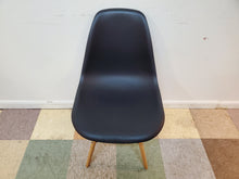 Load image into Gallery viewer, Modern Black Molded Plastic Retro Mid Century Modern Style Chairs
