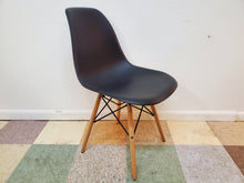 Load image into Gallery viewer, Modern Black Molded Plastic Retro Mid Century Modern Style Chairs
