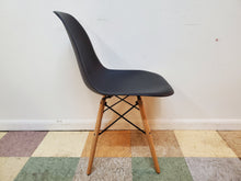 Load image into Gallery viewer, Modern Black Molded Plastic Retro Mid Century Modern Style Chairs
