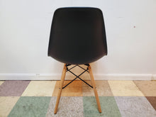 Load image into Gallery viewer, Modern Black Molded Plastic Retro Mid Century Modern Style Chairs
