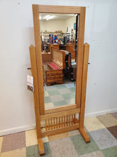 Load image into Gallery viewer, Amish Mission Oak Full Length Cheval Mirror By Country Classic Collection
