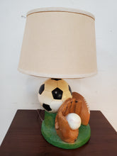 Load image into Gallery viewer, Sports Table Lamp - Soccer - Baseball - Football 1986
