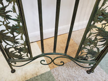 Load image into Gallery viewer, Wrought Iron Folding Privacy Screen - Room Divider - Elephant Motif
