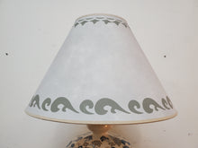 Load image into Gallery viewer, Vintage Blue Floral Table Lamp
