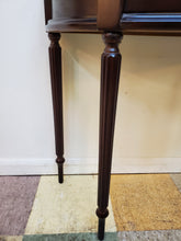 Load image into Gallery viewer, Half Round Cherry Entry Table - Hall Table With Drawer By Bombay
