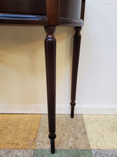 Load image into Gallery viewer, Half Round Cherry Entry Table - Hall Table With Drawer By Bombay
