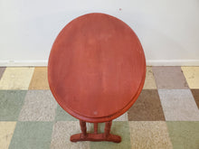 Load image into Gallery viewer, Antique Washstand With Drawer - Painted Red
