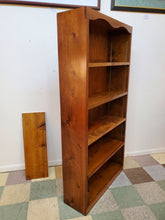 Load image into Gallery viewer, Tall Pine Bookshelf With Adjustable Shelves
