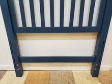 Load image into Gallery viewer, Blue Slat Single - Twin Wooden Headboard
