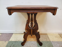 Load image into Gallery viewer, Antique Victorian Parlor Table - Lamp Table
