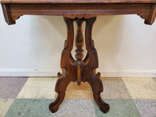 Load image into Gallery viewer, Antique Victorian Parlor Table - Lamp Table
