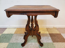 Load image into Gallery viewer, Antique Victorian Parlor Table - Lamp Table
