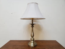 Load image into Gallery viewer, Vintage Brushed Brass Table Lamp
