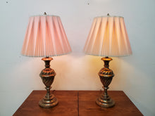 Load image into Gallery viewer, Pair Vintage Stiffel Brass Table Lamps
