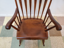 Load image into Gallery viewer, Vintage S. Bent and Bros Wooden Rocking Chair - Hand Painted
