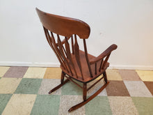 Load image into Gallery viewer, Vintage S. Bent and Bros Wooden Rocking Chair - Hand Painted
