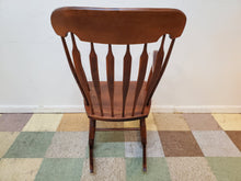 Load image into Gallery viewer, Vintage S. Bent and Bros Wooden Rocking Chair - Hand Painted
