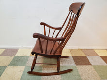 Load image into Gallery viewer, Vintage S. Bent and Bros Wooden Rocking Chair - Hand Painted
