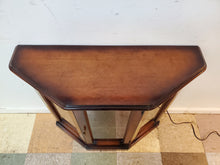 Load image into Gallery viewer, Vintage Cherry Console Curio Cabinet By Pulaski Furniture
