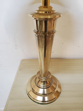 Load image into Gallery viewer, Pair Vintage Brass Table Lamps
