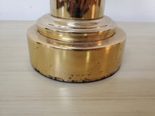 Load image into Gallery viewer, Vintage Brass Toleware Table Lamp
