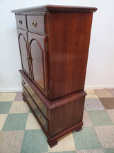 Load image into Gallery viewer, Vintage Solid Cherry Chest Of Drawers - Armoire Door Chest
