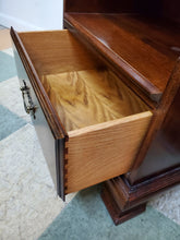 Load image into Gallery viewer, Pair Vintage Solid Cherry Open Cabinet Nightstands
